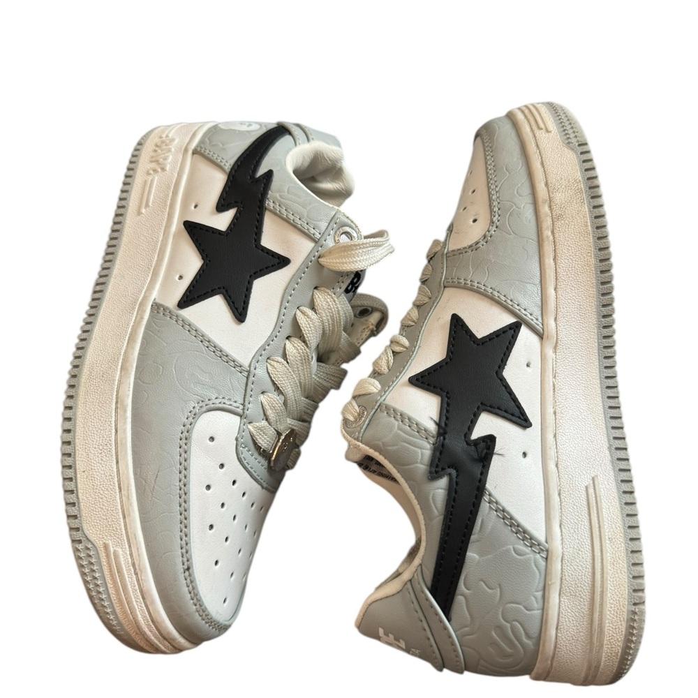 A Bathing Ape Bapesta Low grey